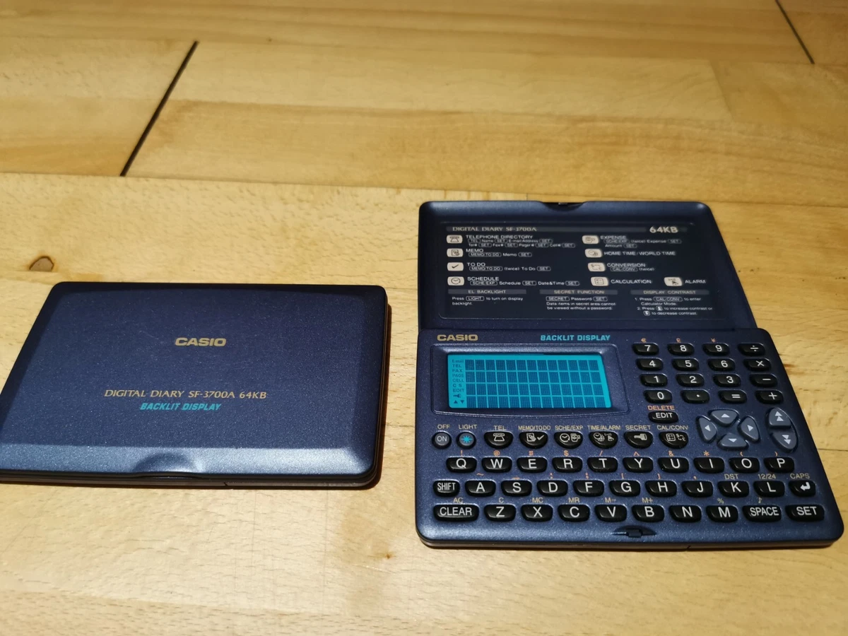Casio digital diary price sale