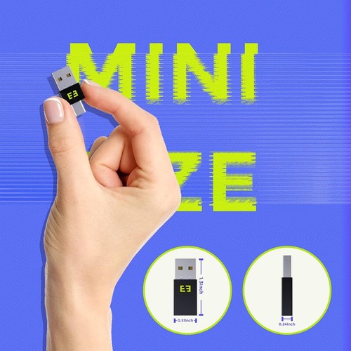 Undetectable USB & Type-C Mouse Jiggler – Prevent Sleep Mode, No Software! - Afbeelding 4 van 8