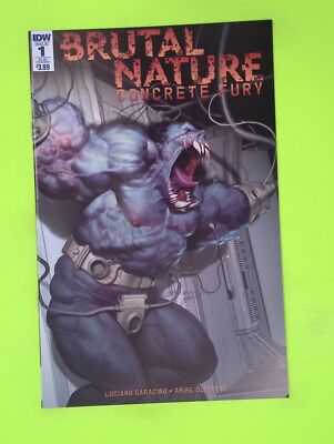 #ad Brutal Nature Concrete Fury #1sub 2017 IDW Publishing Variant 8.0 G12 132 $9.99