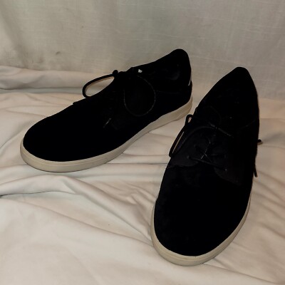 NEW Dr Scholls Mens 9M Black Elwin Comfort Oxford Sneaker Casual Shoes Laces