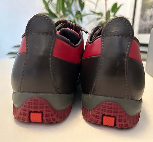 VINTAGE (NIB) RED PRADA PS1507 MEN'S US 8 / UNISEX BLACK RED