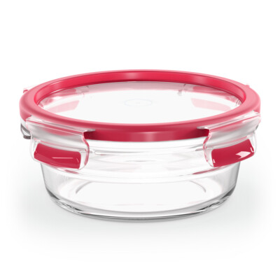 Emsa CLIP & CLOSE GLAS Aufbewahrungsbehälter Glasbehälter Frischhaltedose 0,6L