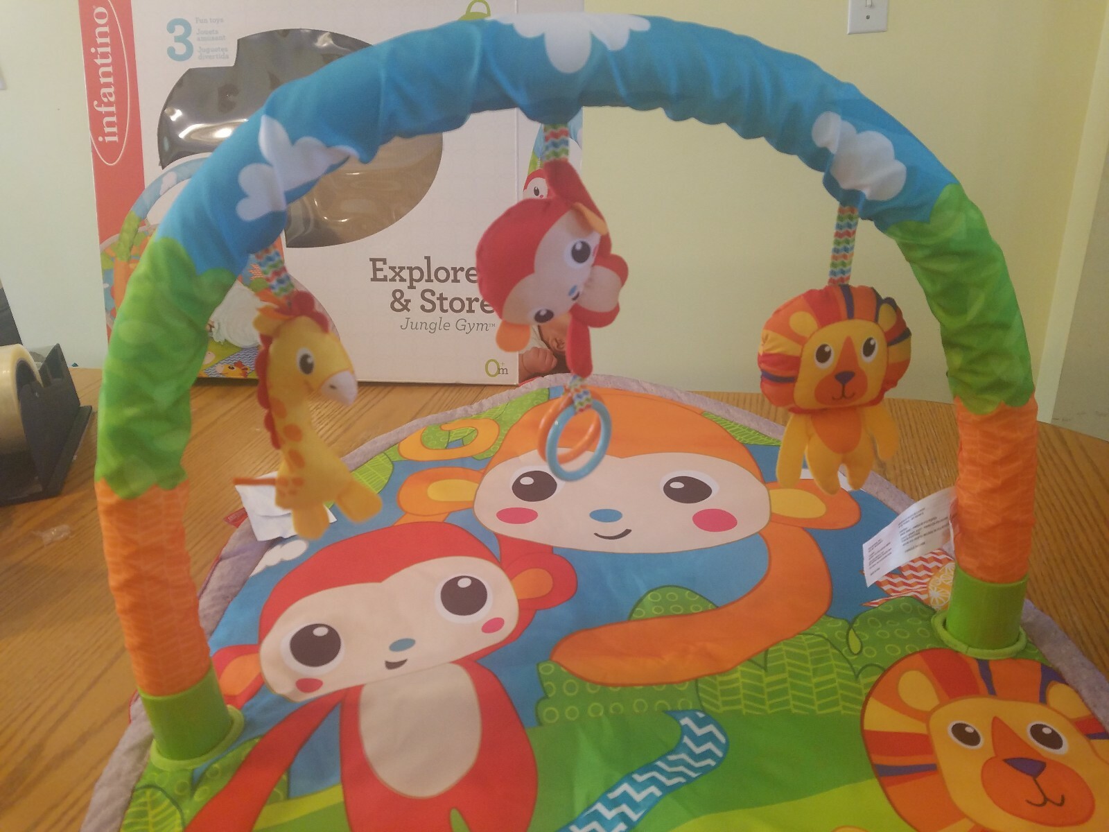 infantino explore and store jungle gym