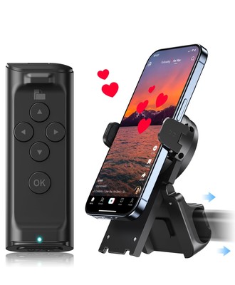 Remote Control Scrolling for TikTok with Holder, Bluetooth Video Remote Control