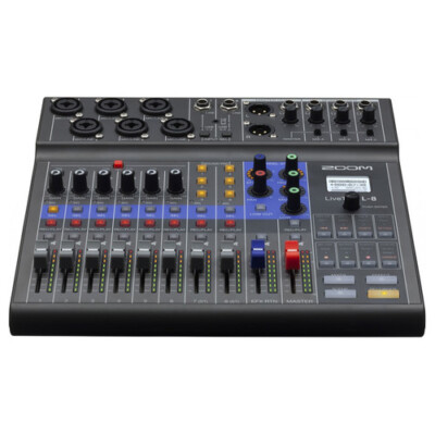 Zoom LiveTrak L-8 Portable 8-Channel Digital Mixer and Multitrack