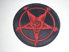 BAPHOMET PENTAGRAM SATAN EMBROIDERED PATCH