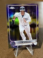 Robbie Grossman /299 PURPLE & YELLOW PULSE SP Parallel 2022 Topps Sonic Chrome