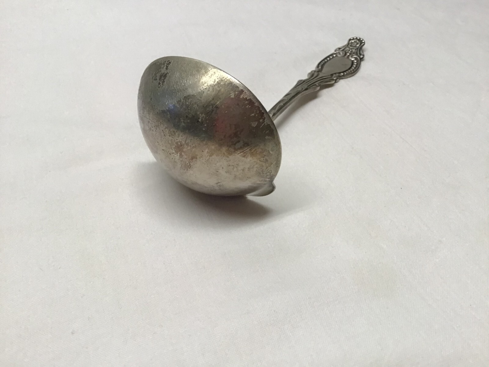 Vintage Reliance Mfg. Co.  A.I.  Silverplate Soup Ladle