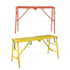 Folding Work Platform Non-slip Bench Scaffolding Ladder Height Adjustable 770lbs