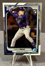 2024 Bowman Chrome - Curtis Mead Rookie #49 Tampa Bay Rays (RC)