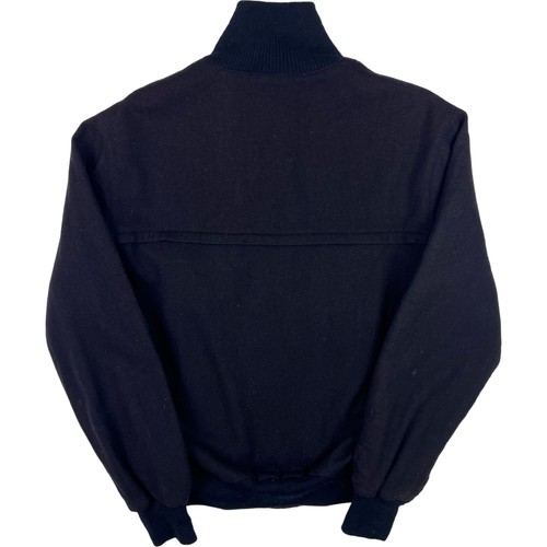 Paul & Shark Yachting Wool Blend Collared Bomber Jacket Black Men's Small - Picture 2 of 7
