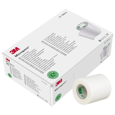 #ad 3M Micropore Transparent Paper Surgical Tape 1530 2 2quot; x 10 Yards Box of 6 $11.99