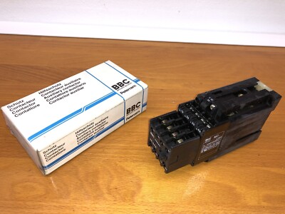 NEU ABB BBC PETERCEM Hilfsschütz KC44E Spule 240V FP H142 3001 R0441 4A 24V DC