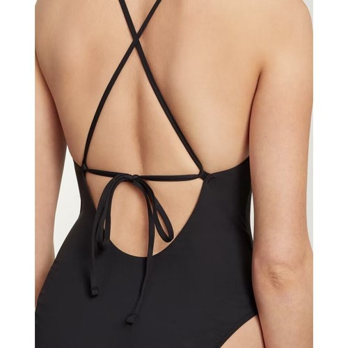 Nuevo traje de baño Everlane The String negro de una pieza talla grande para mujer - Imagen 4 de 16