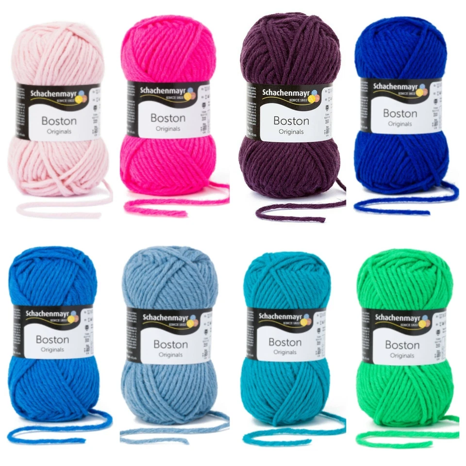 SCHACHENMAYR - BOSTON - 43 Farben -Wolle- 50g -LL 55m-Herbst/Winter-(8,50€/100g) - Bild 2 von 4