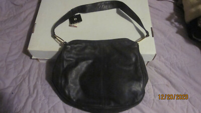 DKNY WOMENS LEATHER CHOCOLATE BROWN COLOR SHOULDER BAG NEW WITH TAGS