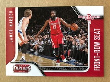 2016-17 Panini Threads Front-Row Seat #22 James Harden Basketball Card