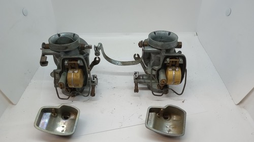 1969 Honda CB450 Twin H1755) Keihin carburetors carbs set - Picture 4 of 5
