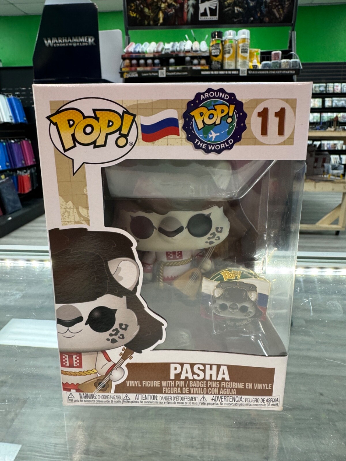 Sale Funko Pop! Funko Around The World Pasha #11 Vinyl Figure Damaged T22