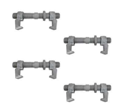 (4 Pack) SEA RAIL Shipping Container Bridge Fittings Clamp- 260 mm Clamp, Bra...