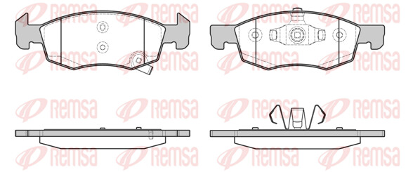 Remsa BremsbeläGe Bremsbelegsatz Vorne Passend FüR Opel Corsa E-image