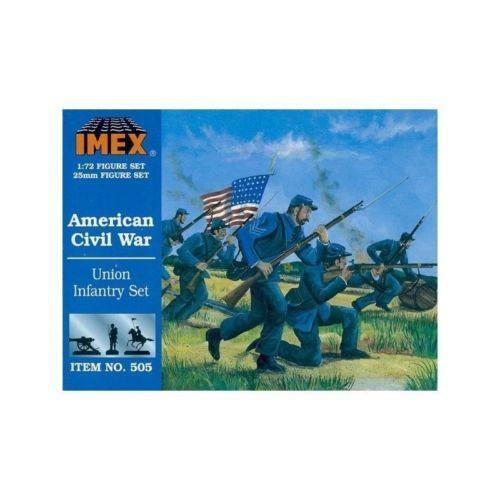 Union Infantry Set American Civil War IMEX 1/72 Scale Plastic Toy