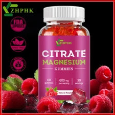 Unisex Magnesium Gummies - High Absorption Magnesium Citrate Muscle&Bone Health