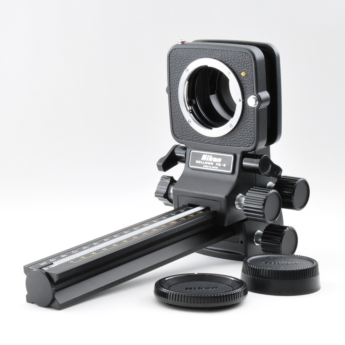 【美品】 Nikon BELLOWS PB-6 Nikon PB-6 Bellows Focusing Attachment F Mount w/Caps Near Mint