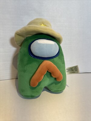 Among Us 9  inch Green Sheriff Toikido Premium Soft Plush Toy