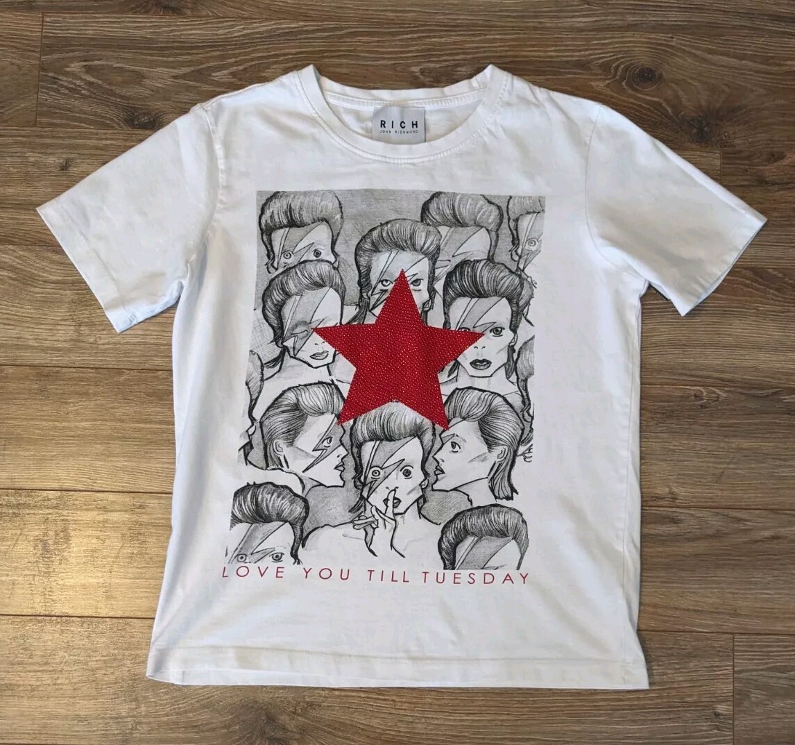 Rich John Richmond David Bowie Ziggy Stardust T-Shirt Love