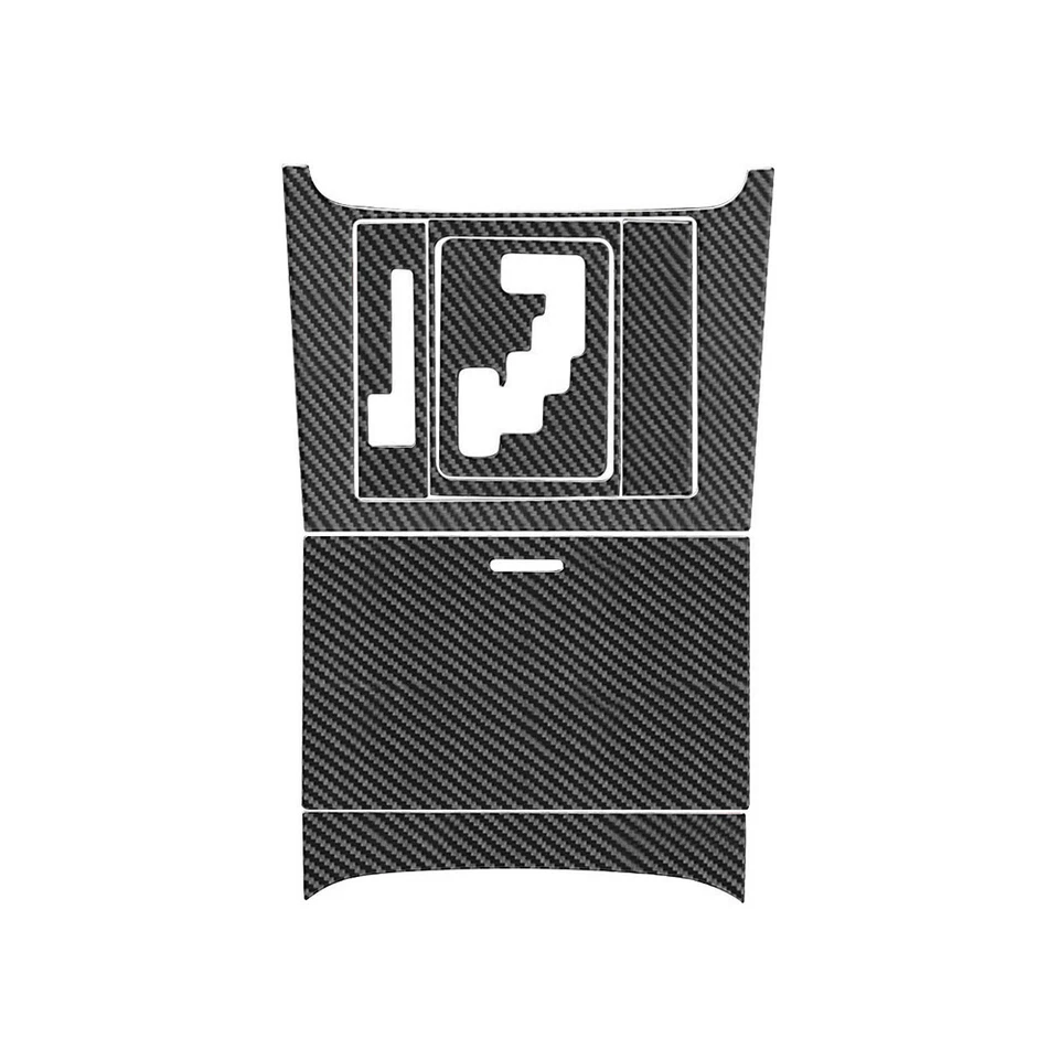 7Pcs For Mazda CX-9 2010-15 Carbon Fiber Interior Gear Shift Kit Cover Trim - Image 2 of 4