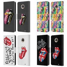 FUNDA LIBRO DE CUERO OFICIAL DE LOS ÁLBUMES ROLLING STONE PARA TELÉFONOS MOTOROLA 2