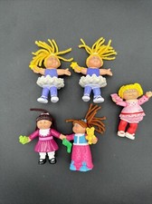 Vintage Cabbage Patch Kids Mini Dolls McDonald's Happy Meal Toys Lot of 5 Girls