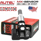 Autel Mx-Sensor 433MHz&315MHz Programmable TPMS Tyre Pressure Sensor Metal Valve