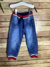 Toddler Boy Denim Lined Jogger From Mothercare Size 3