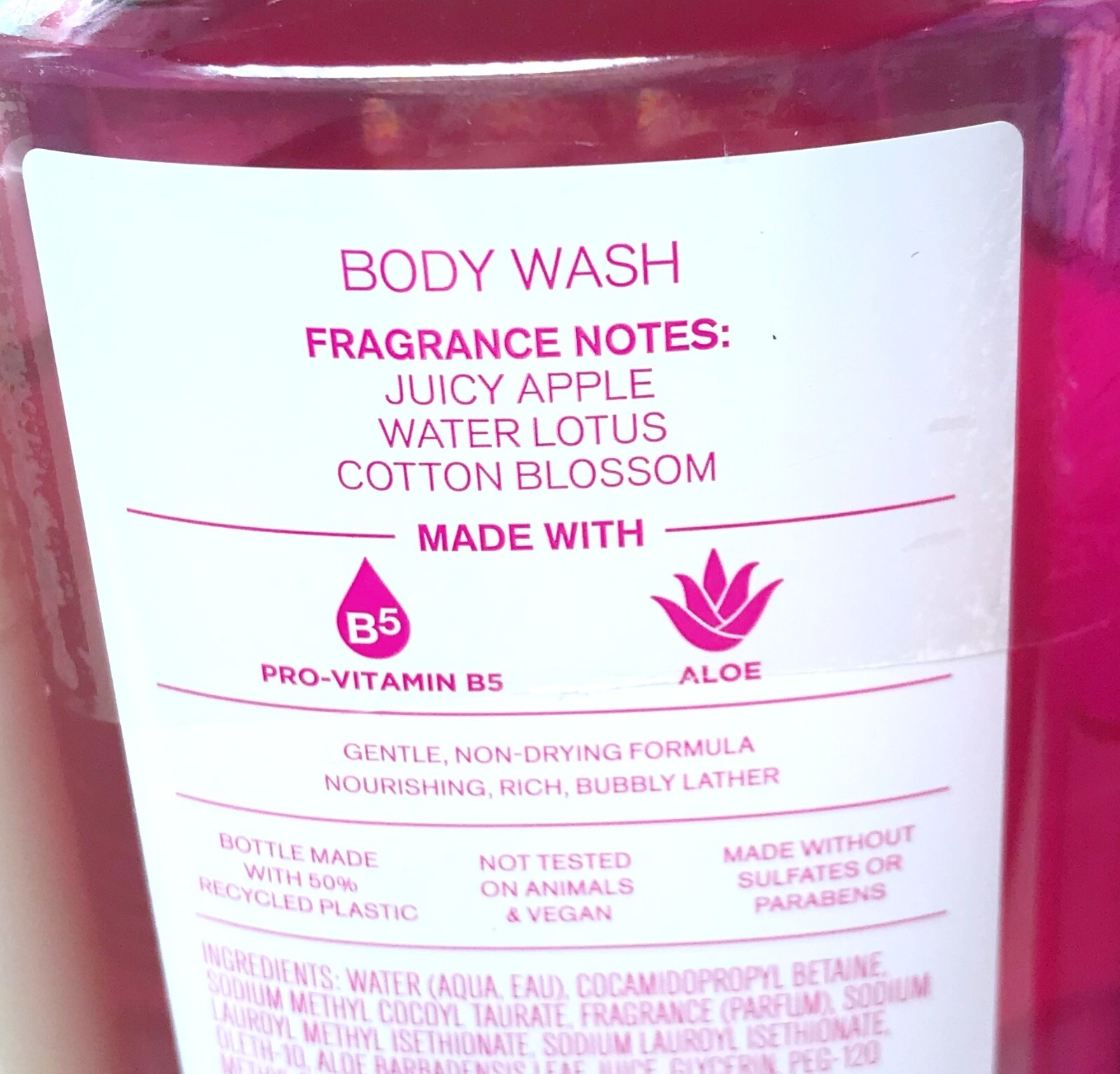 Bath & Body Works PINK TIE DYE Fragrance Mist Body Lotion Shower Gel Wash 3pcs