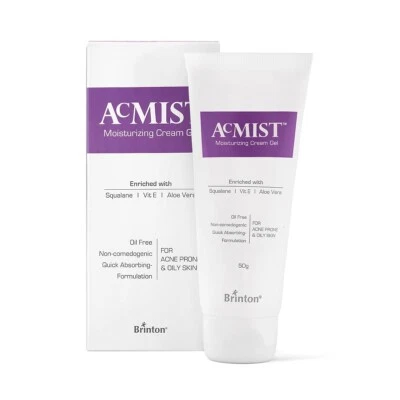 Brinton AcMist Moisturizing Cream Gel 50g – For Oily & Acne-Prone Skin