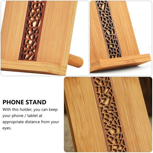 Wooden Tablet Holder Cell Phone Tablet Stand Phone Holder Table Desk Phone Stand - 第 11/12 張圖片