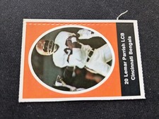 1972 Sunoco Cincinnati Bengals Football Stamp # 20 Lemar Parrish (EX)