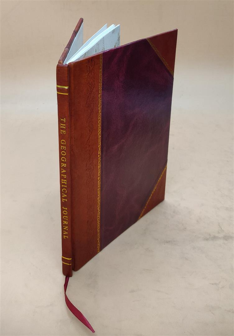 Geographical Pivot of History Leather Bound Journal Volume