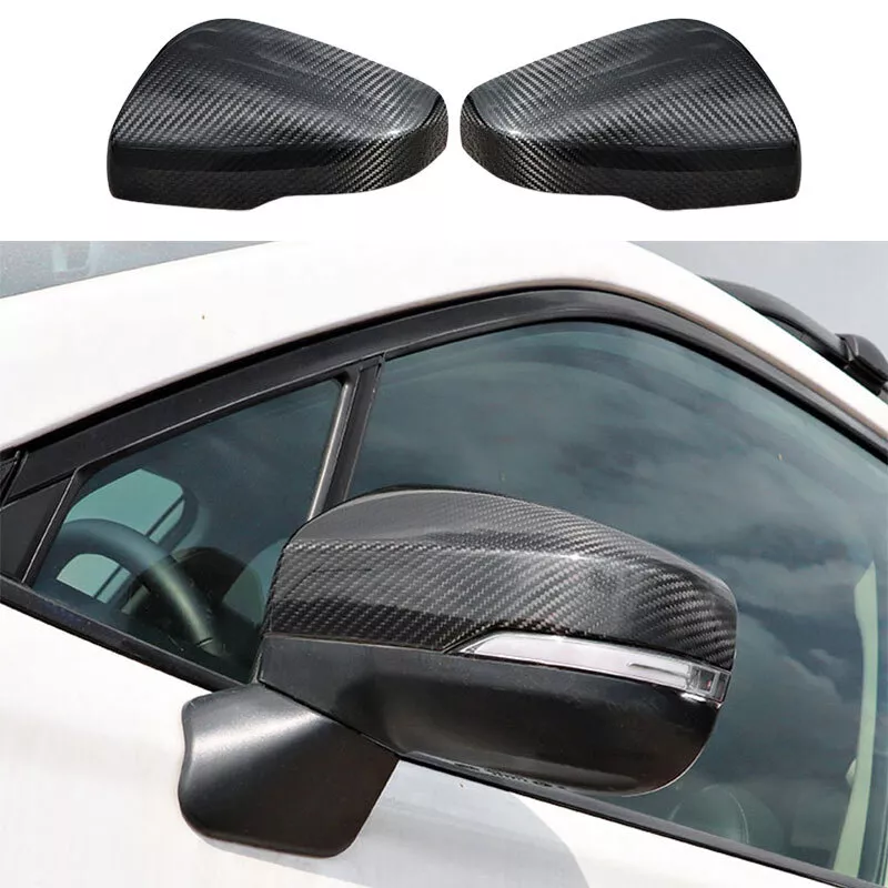 For Subaru Crosstrek 2019 2023 Dry Carbon Fiber Rear View Side