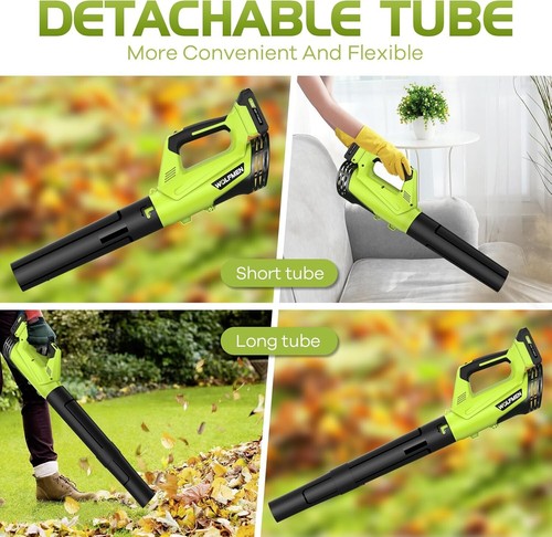 Lightweight Cordless Leaf Blower - 2 Batteries & Charger Included- 2 Speed Modes - Picture 6 of 10