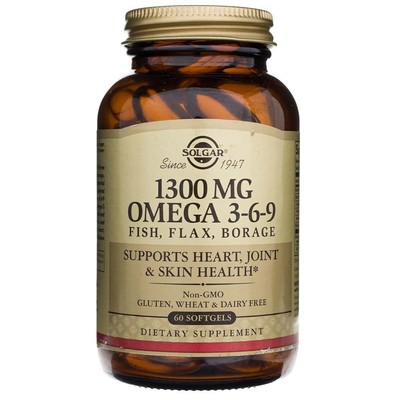 Solgar Omega 3-6-9 1300 mg 60 Weichkapseln