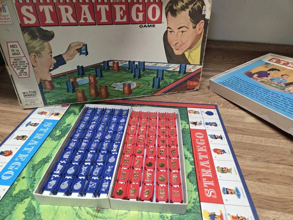 Vintage Milton Bradley 1970 Stratego Board Game Complete! - Image 3 of 4