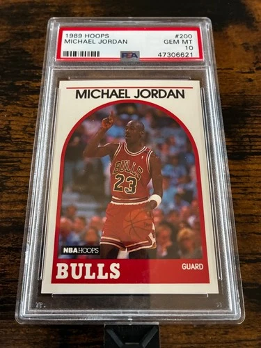 1989 Hoops Michael Jordan Card #200 PSA 10 Gem Mint