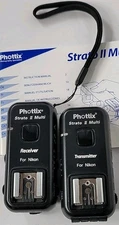 Phottix Strato II Multi 5-in-1 Trigger Set for Nikon Flash Photography + Manual