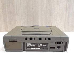 Sega Saturn Japanese Gray Console with 2 controllers, 5 games & cables tested