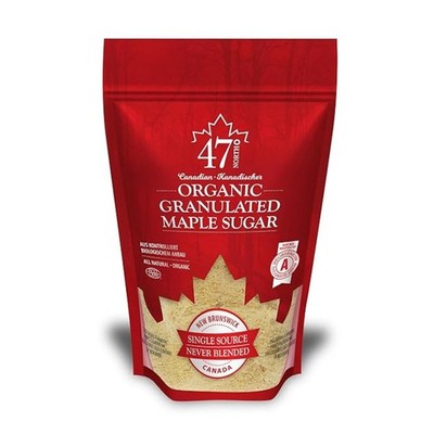 47 North Ahorn Bio Zucker kanadischer granulierter brauner Zucker 250g