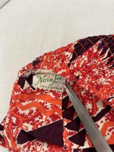 Traje de baño vintage años 50’s 60’s mujer’s halter top de Nora Lee - Imagen 8 de 9