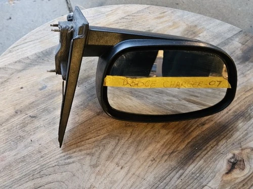 2007 Dodge Charger Driver Side Mirror Black  - Scratched Up